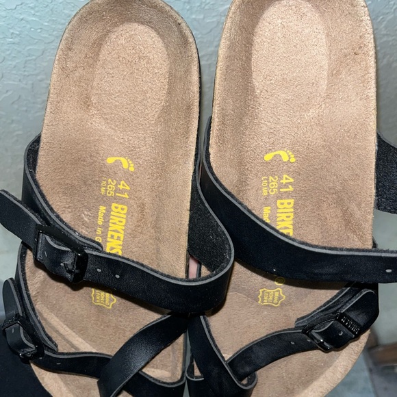 Birkenstock Yara Black Sandals – Women’s Size 41 (Narrow Fit) - Picture 5 of 8